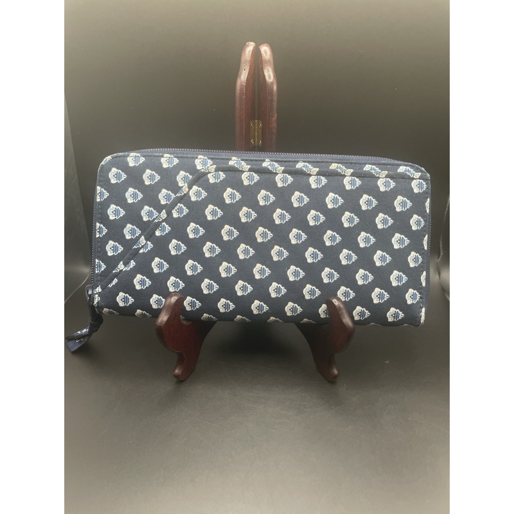 Vera Bradley Travel Organizer Wallet Clutch Nantucket Navy